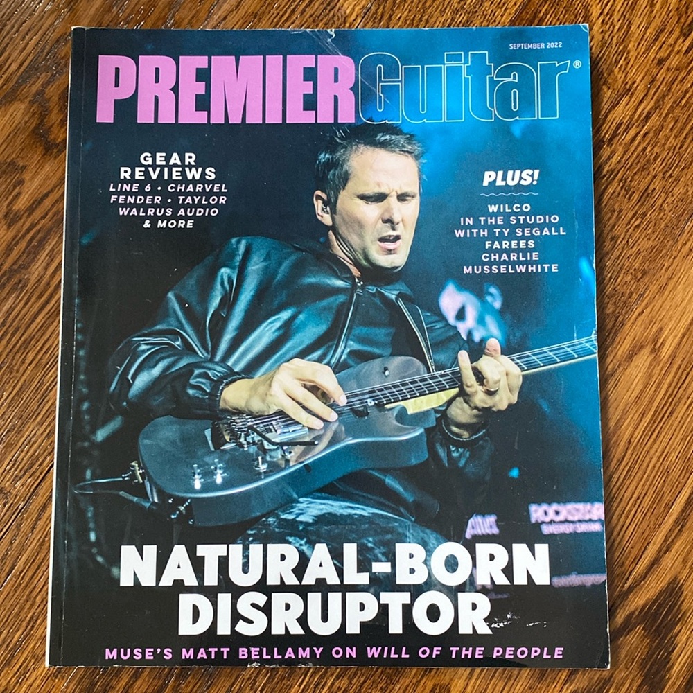 Premier Guitar Magazine - September 2022 - Matt Bellamy - NEVER READ!  magazines